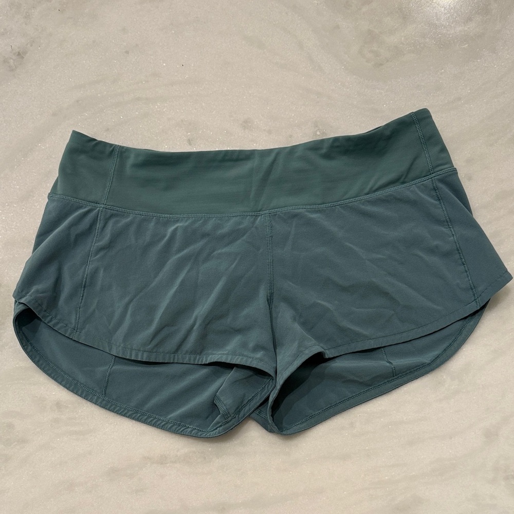 Lululemon Athletica Teal Athletic Shorts